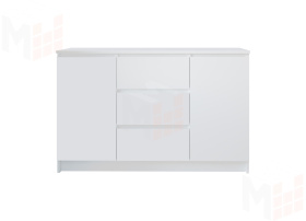 Комод Мори 1200.3 белый
