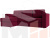 Угловой диван Принстон левый угол (Бордовый)