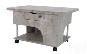 Стол-трансформер Стэп Цемент Светлый