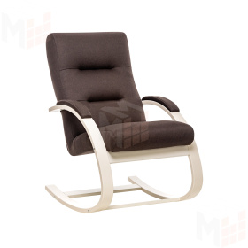 Кресло-качалка Leset Милано (Слоновая кость/Malmo 28 (коричневый))