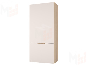 Шкаф Анталия 2-х створчатый (сонома/белый)