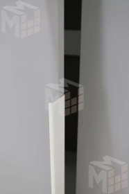 Шкаф 3-х створчатый Урбан-2 Лайт Грей Софт/Белый Шелк