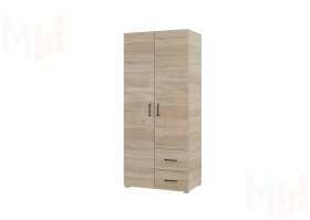 Шкаф VICTOR 2-х створчатый с ящиками (белый)