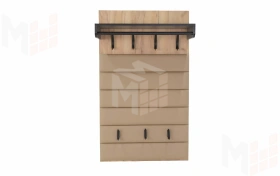 Вешалка настенная  Ольга-Лофт 62 Дуб Крафт Золотой