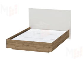 Кровать 1400 Квадро 031 М1 с Настилом Миндаль
