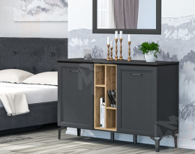 Комод К-2 Шарм Антрацит