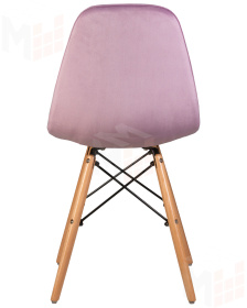 Стул обеденный DOBRIN BENNET (ножки светлый бук, пудрово-сиреневый велюр (HLR-27))