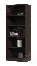 Шкаф с полками ШК 555 Басса венге - дуб белфорт