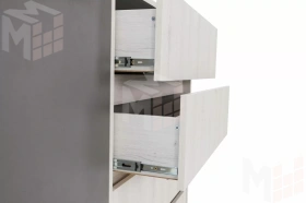 Комод Нильс Дуб Эльза/Темно-Серый Лофт