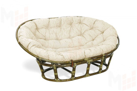 Диван из ротанга Мамасан 23/02 (Олива)