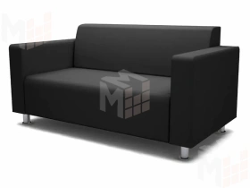  Диван Блэк нераскладной Люкса Блек