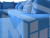 П-образный диван Майами правый угол (Голубой)