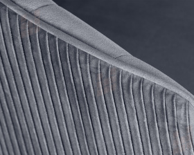 Стул барный DOBRIN DARCY GOLD (серый велюр (1922-19))