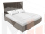 Интерьерная кровать Афродита 160 (Коричневый)