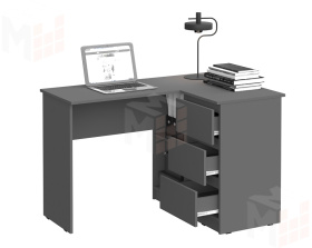 Стол Челси угловой (графит)