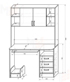 Мебель Фанки Кидз Классика, комната №6