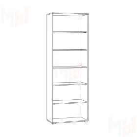 Шкаф Остин  16.307 белый шагрень