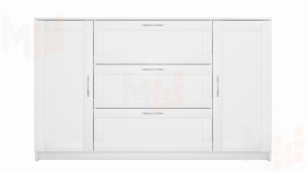 Тумба Сириус 2 двери 3 ящика 156*95 белый