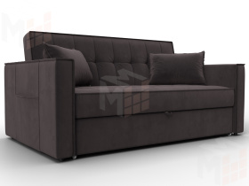 Диван прямой Лига-104 (140) ( SEVEN 727 коричневый )