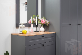 Тумба для обуви 16.121 Остин серый графит