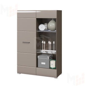 Стеллаж Ненси (венге/капучино глянец)