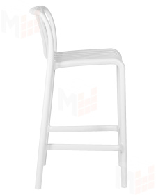 Стул полубарный DOBRIN CHLOE (белый)