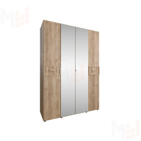 Шкаф для одежды и белья SCANDICA OSLO 555 ФАСАД Зеркало/Стандарт