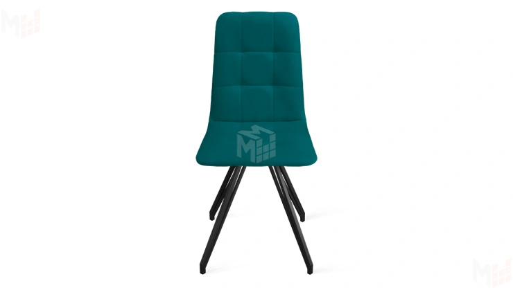 Стул Аспен К4 Черный муар, Велюр Confetti Izumrud