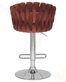 Стул барный DOBRIN MARCEL (винный велюр (MJ9-35))