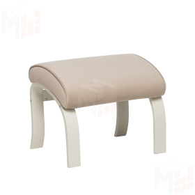 Пуф Leset Универсальный с кантом (Слоновая кость/V18 бежевый, кант V18 бежевый)