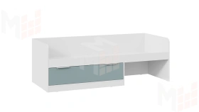 Кровать комбинированная Марли Тип 1 - 403.008.000 Белый Серо-голубой