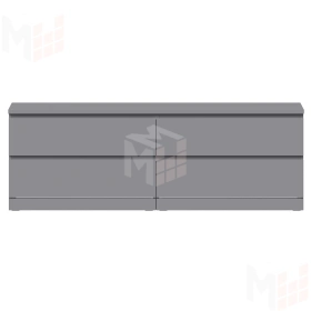 Комод Варма 4Д серый