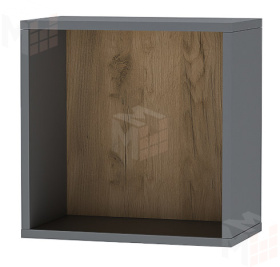 Полка ПЛ-1 Квадро Графит