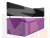 Кухонный прямой диван Стоун с углом (Фиолетовый\Черный)