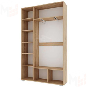 Шкаф с зеркалом ИТАЛИЯ ШК-1300 сонома/белый глянец