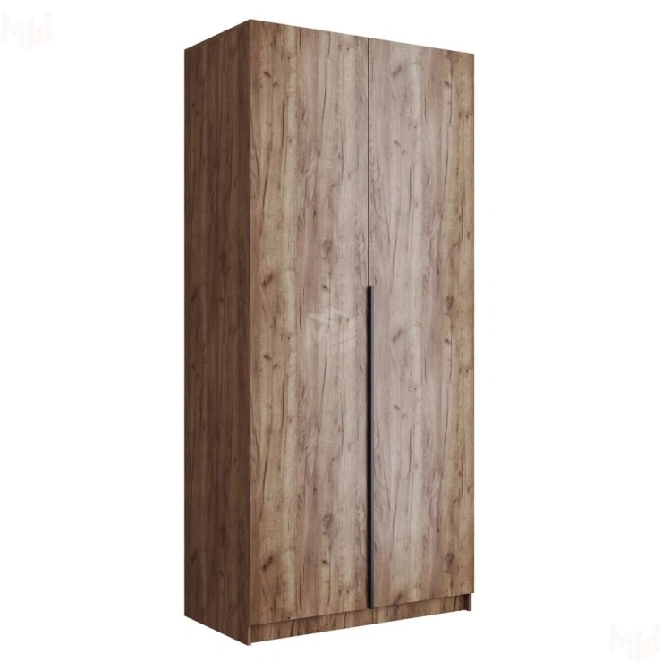 Шкаф Локер 2-х дверный (Распашной)  100 см. профиль чёрный