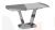 Стол обеденный Дели Тип 2 Серый софт, Стекло матовое серое