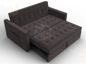 Диван прямой Лига-104 (140) ( SEVEN 727 коричневый )