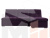Угловой диван Релакс угол правый (Фиолетовый)