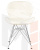 Стул обеденный DOBRIN BUTTERFLY CHROME (ножки хром, цвет кремовый)