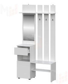 Вешалка Токио с зеркалом (Серия 2)