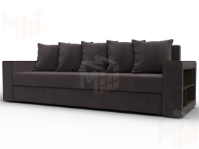 Диван прямой Дубай Лайт ( SEVEN 727 коричневый )