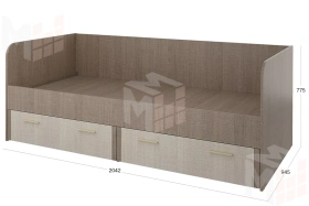 Кровать Юта 359.10