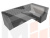 Кухонный угловой диван Мерлин правый угол (Серый)