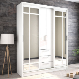 Шкаф-купе Маэстро (белый)