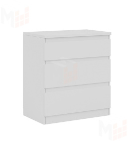 Комод Кастор 3 ящика белый