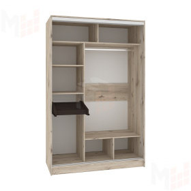 Шкаф-купе Strike 1350  Зеркало Гаскон пайн