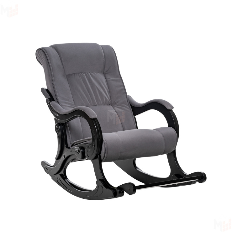Кресло-качалка Модель 77 (Венге/V32 серый)