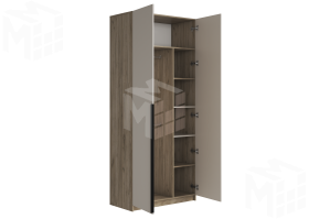 Шкаф 2-х створчатый комбинированный Бохо ШК-002