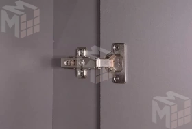 Шкаф 2-х створчатый Ольга-Лофт 3 Дуб Крафт Золотой/Темно-Серый